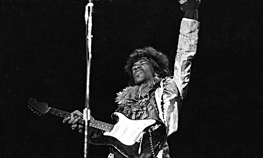 jimi hendrix guitar on fire rolling stones